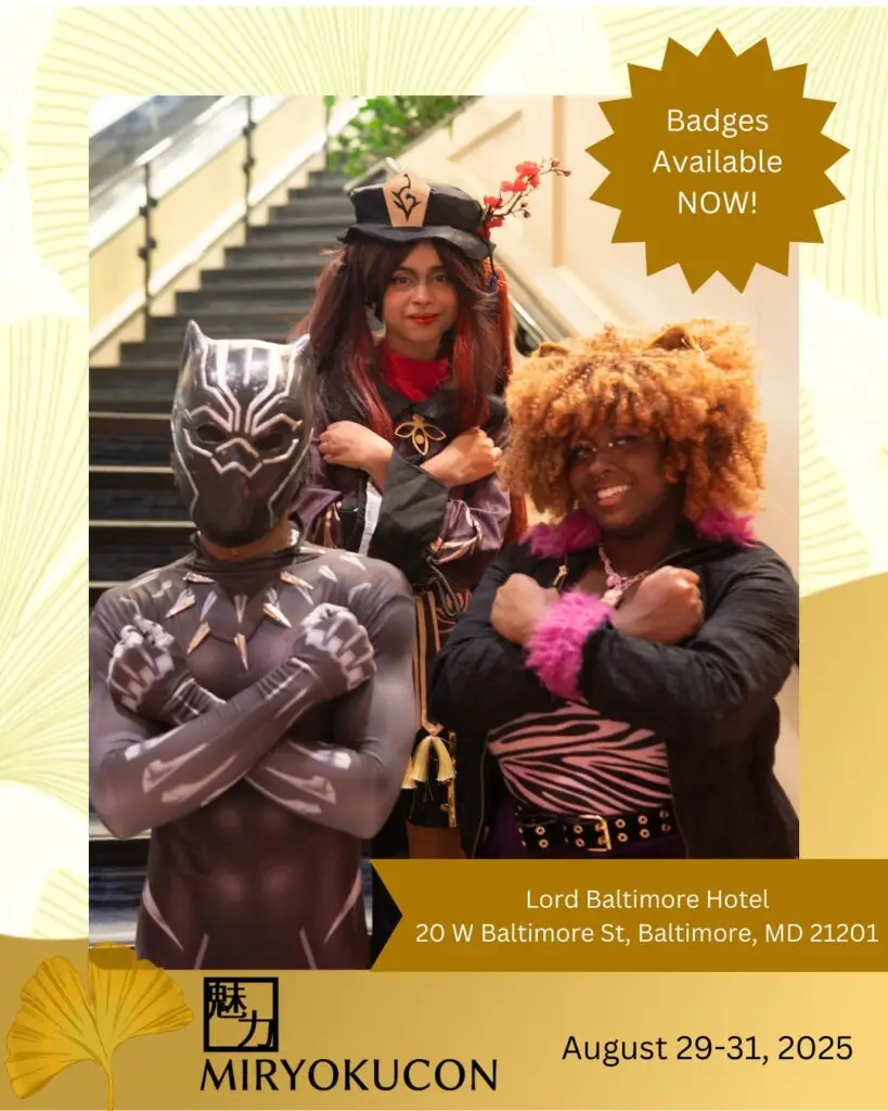 Photo of group of black panther cosplayers